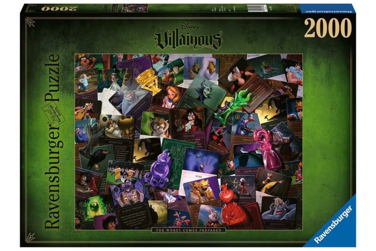 A Disney gonoszai Ravensburger 2000 darabos kirakó puzzle (RA-16506 4005556165063) - puzzlegarden