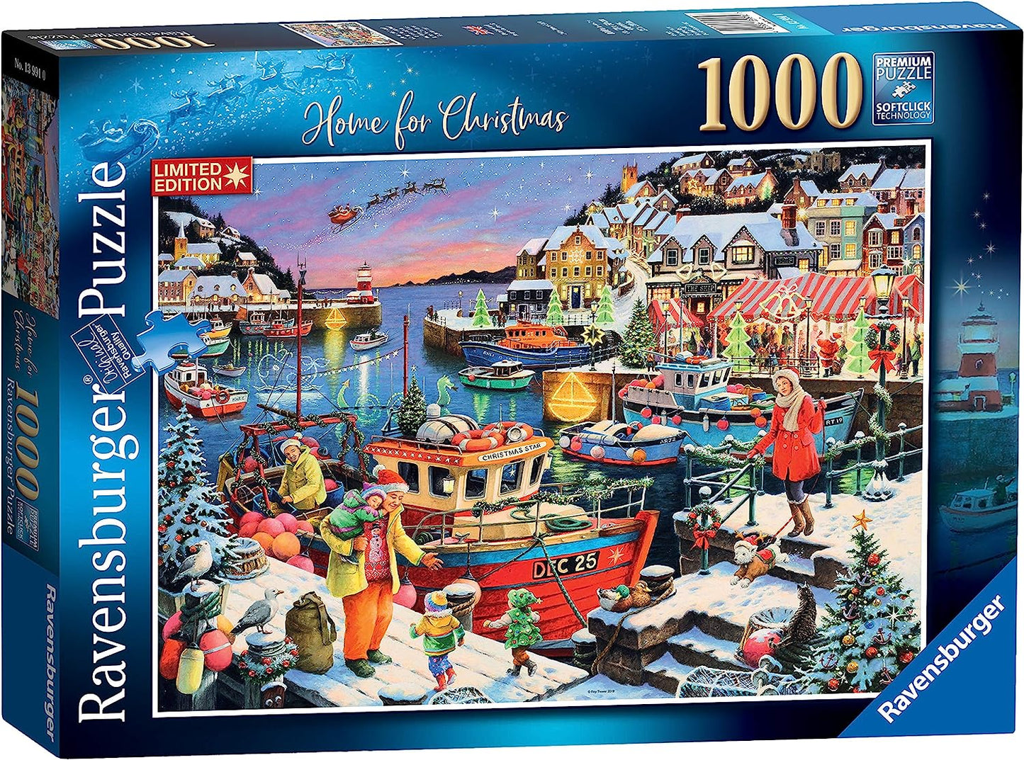 Chrismas Edition 2019 - Karácsonyi Hazatérés Ravensburger 1000 darabos kirakó puzzle (RA-13991 4005556139910) - puzzlegarden