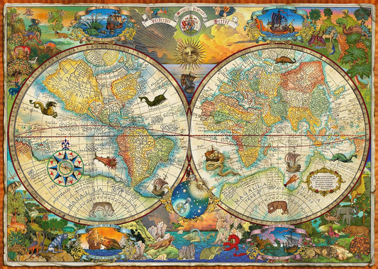 A világ teremtményei Schmidt Spiele 2000 darabos kirakó puzzle (SCH - 59741) - puzzlegarden