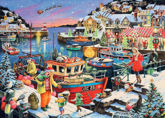 Chrismas Edition 2019 - Karácsonyi Hazatérés Ravensburger 1000 darabos kirakó puzzle (RA-13991 4005556139910) - puzzlegarden