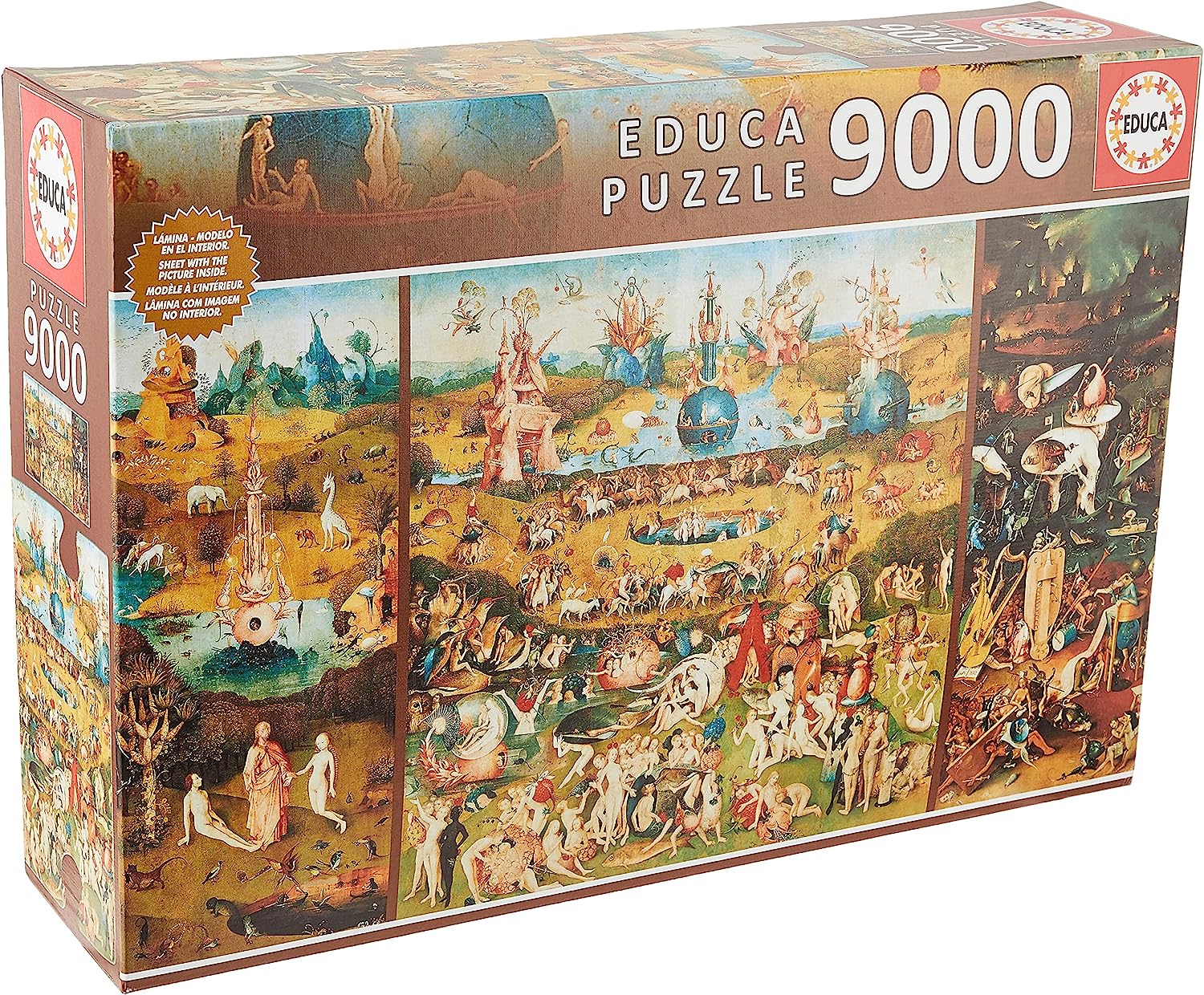 Bosch - A Gyönyörök Kertje 9000 darabos Educa puzzle kirakó (14831)