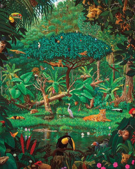 Az Esőerdő Titkai Pomegranate 1000 darabos kirakó puzzle (POM-AA1061 9780764987410) - puzzlegarden