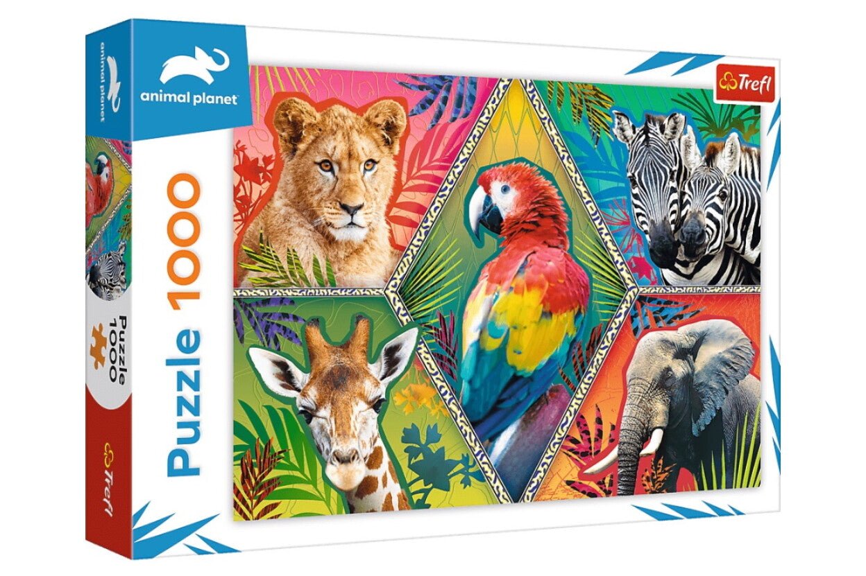 Animal Planet - Egzotikus állatok 1000 darabos Trefl puzzle kirakó (10671) - puzzlegarden.hu