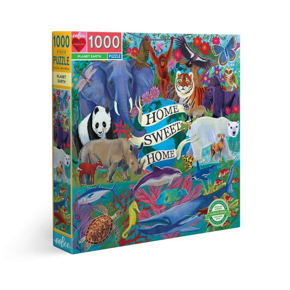 Bolygónk a Föld 1000 darabos Eeboo puzzle kirakó (PZTPLA) - puzzlegarden.hu