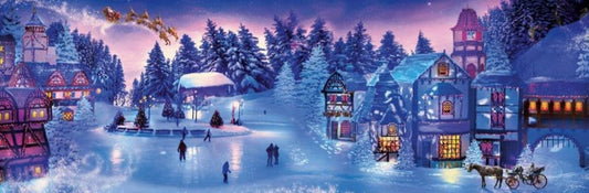 Classic Christmas Collection - Karácsonyi álom - Panoráma Clementoni 1000 darabos kirakó puzzle (CL-39582 8005125395828) - puzzlegarden