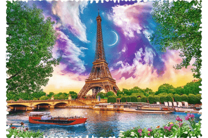 Crazy Shapes - Az égbolt Párizs felett Trefl 600 darabos kirakó puzzle (TR-11115 5900511111156) - puzzlegarden