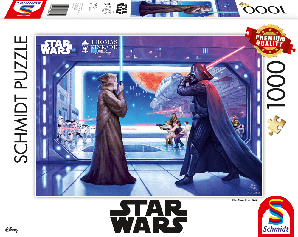 Csillagok Háborúja - Obi Wan Utolsó Csatája Schmidt 1000 darabos kirakó puzzle (SCH-59953 4001504599539) - puzzlegarden