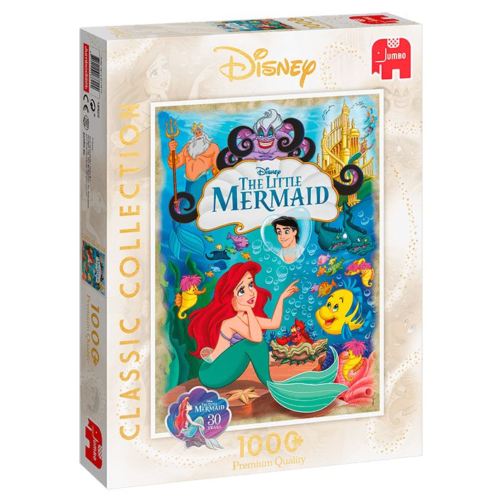 Disney Classic Collection - A kis Hableány Jumbo 1000 darabos kirakó puzzle (JU-18822 8710126188224) - puzzlegarden