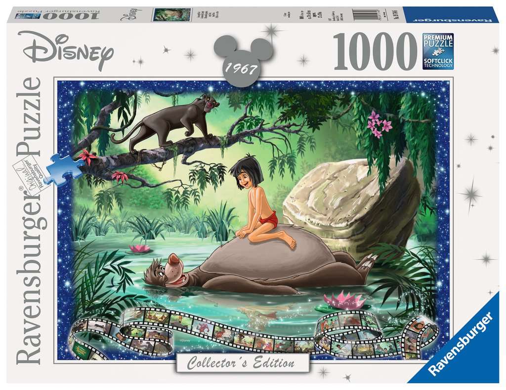 Disney Collector's Edition - A Dzsungel könyve Ravensburger 1000 darabos kirakó puzzle (RA-19744 4005556197446) - puzzlegarden