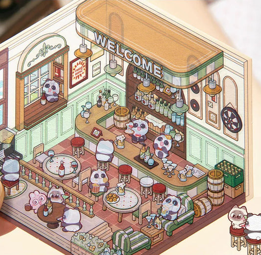 Lazulós bár és bisztró - matricajelenet