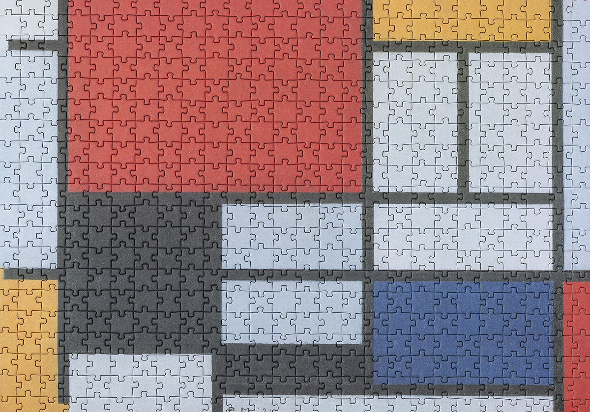 Mondrian: Kompozíció – Cube – teljes kirakókép