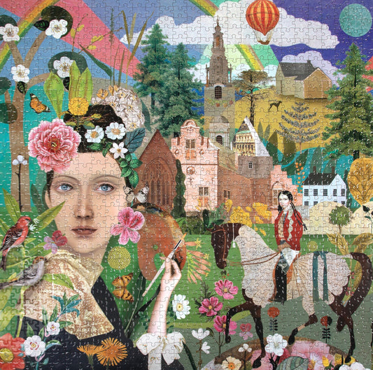 A Művész és Lánya Eeboo 1000 darabos kirakó puzzle (EB - PZTATD) - puzzlegarden