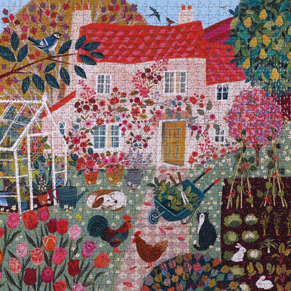 English Cottage 1000 darabos Eeboo puzzle kirakó (PZTCGE)