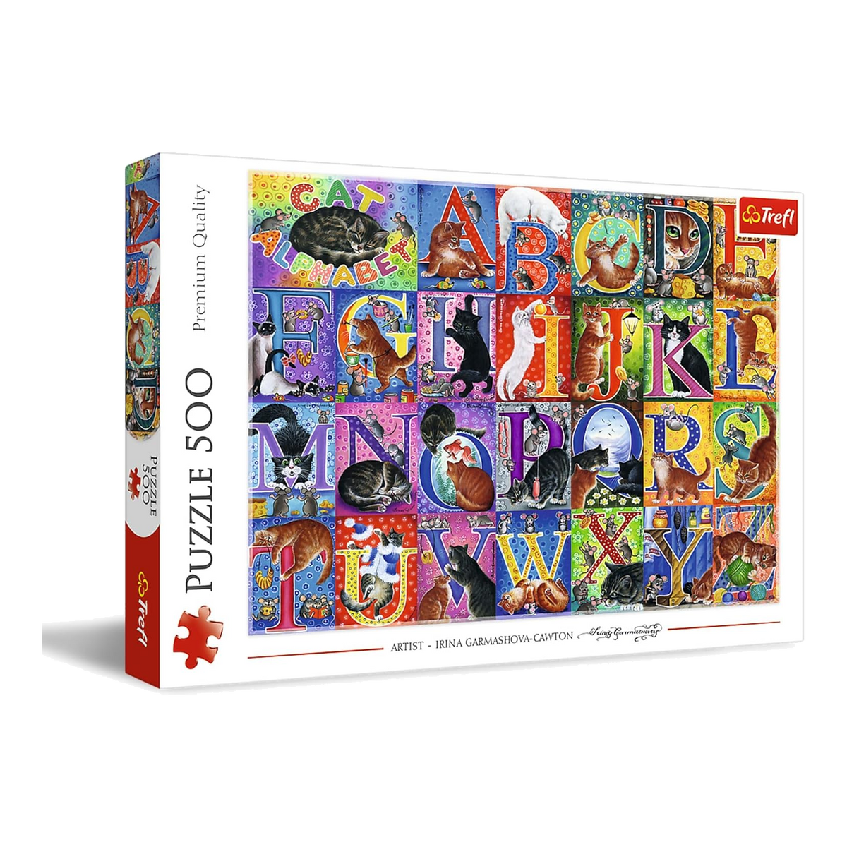A cica ábécéje Trefl 500 darabos kirakó puzzle (TR-37527) - puzzlegarden