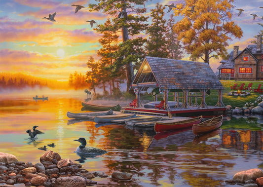 A Csónakház Schmidt Spiele 1000 darabos kirakó puzzle (SCH - 58532) - puzzlegarden