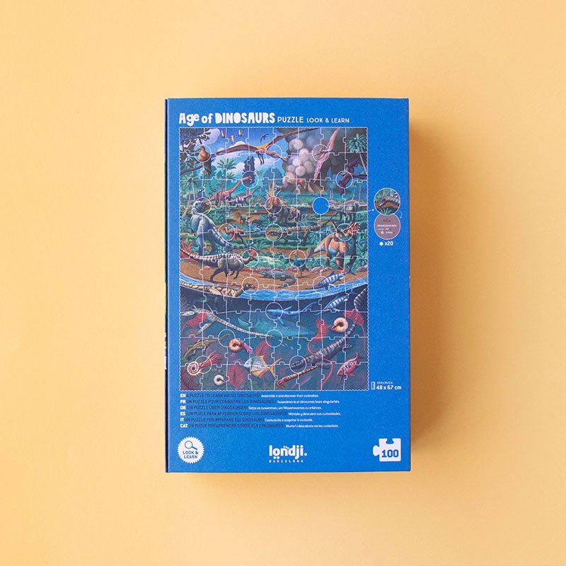 A dinoszauruszok kora Londji 100 darabos kirakó puzzle (LN-PZ600U) - puzzlegarden