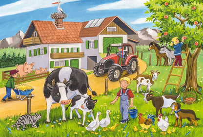 A farmon – 3x24 Schmidt Spiele 3x24 darabos kirakó puzzle (SCH-56216) - puzzlegarden