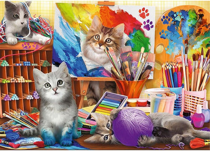 A festészet művészete - 2x500 Trefl 500 darabos kirakó puzzle (TR - 37530 5900511375305) - puzzlegarden
