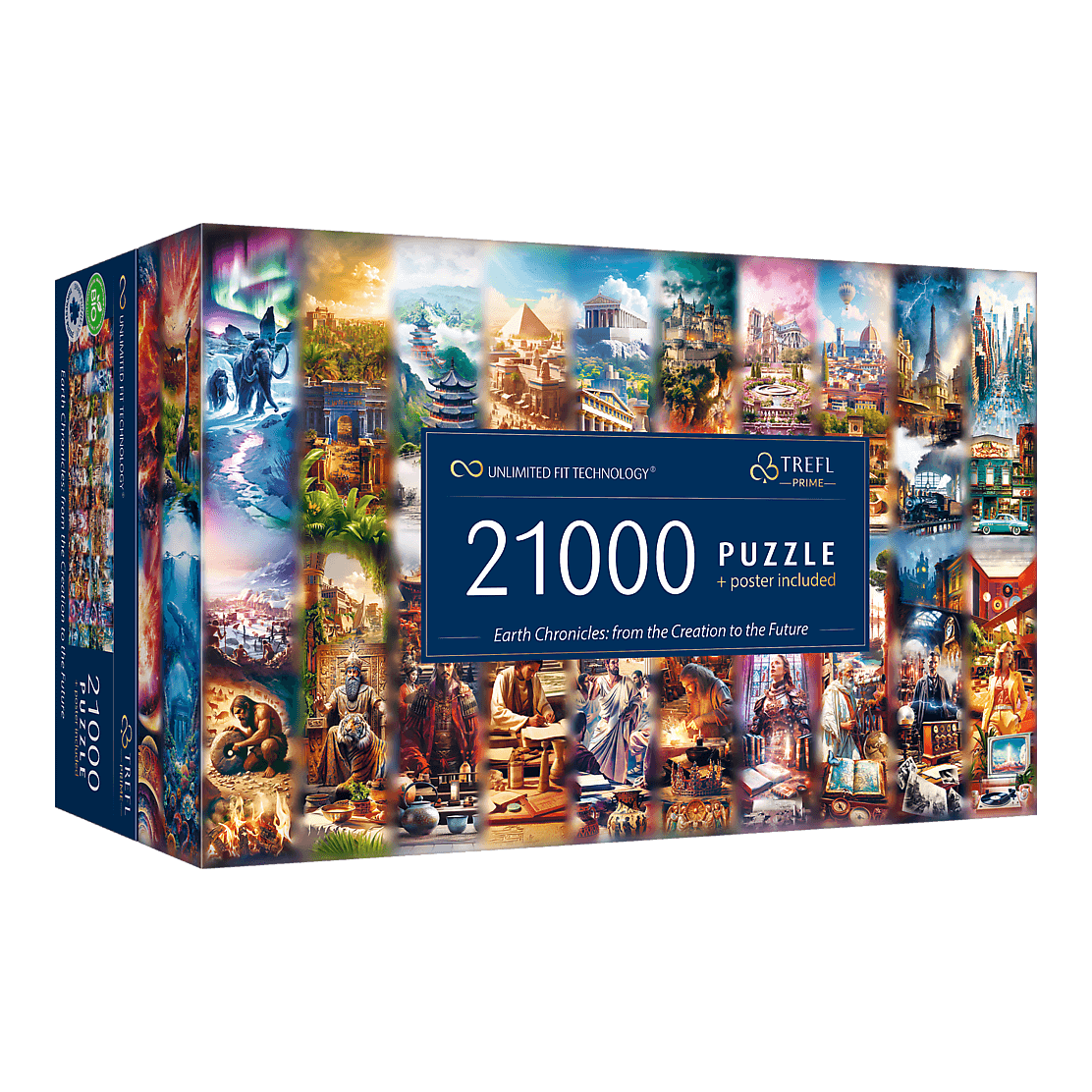 A Föld Krónikája: Teremtéstől a Jövőig Trefl 21000 darabos kirakó puzzle (TR-81040) - puzzlegarden