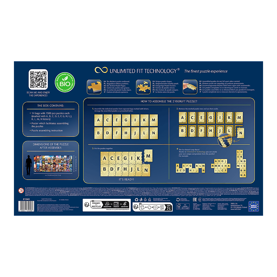 A Föld Krónikája: Teremtéstől a Jövőig Trefl 21000 darabos kirakó puzzle (TR-81040) - puzzlegarden
