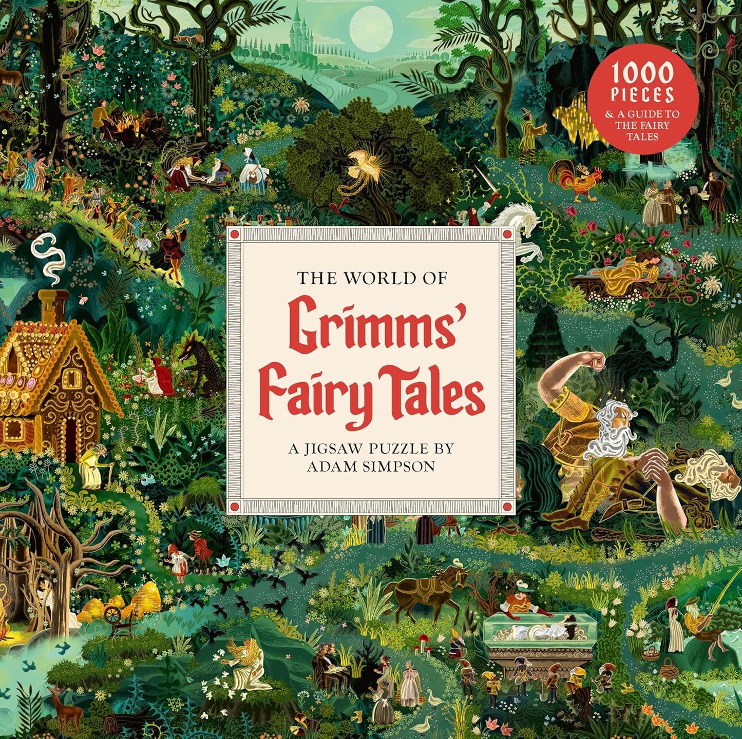 A Grimm - mesék világa Laurence King 1000 darabos kirakó puzzle (LK-9781399629621) - puzzlegarden