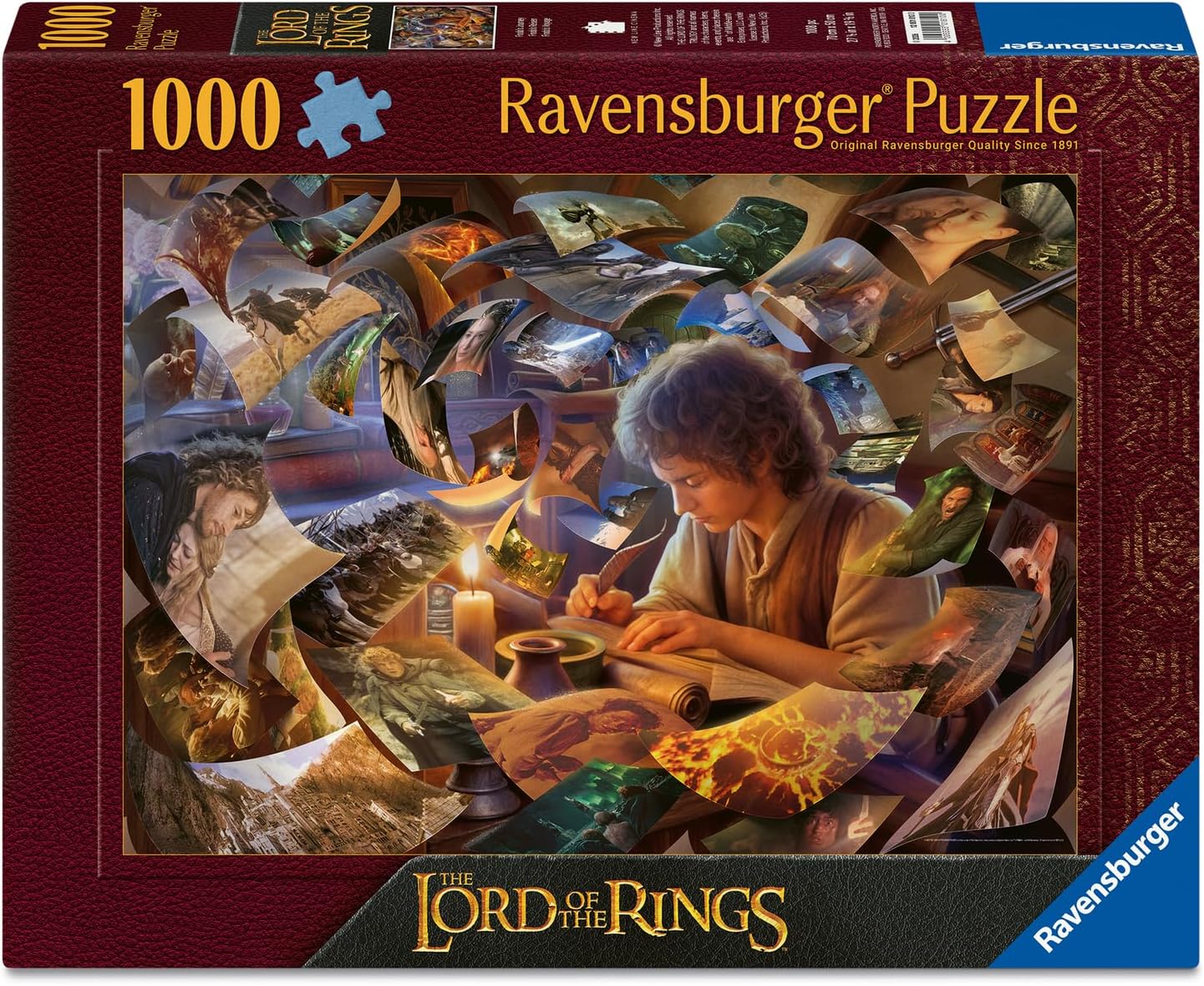 A Gyűrűk Ura: Frodó útja Ravensburger 1000 darabos kirakó puzzle (RA-12001810) - puzzlegarden