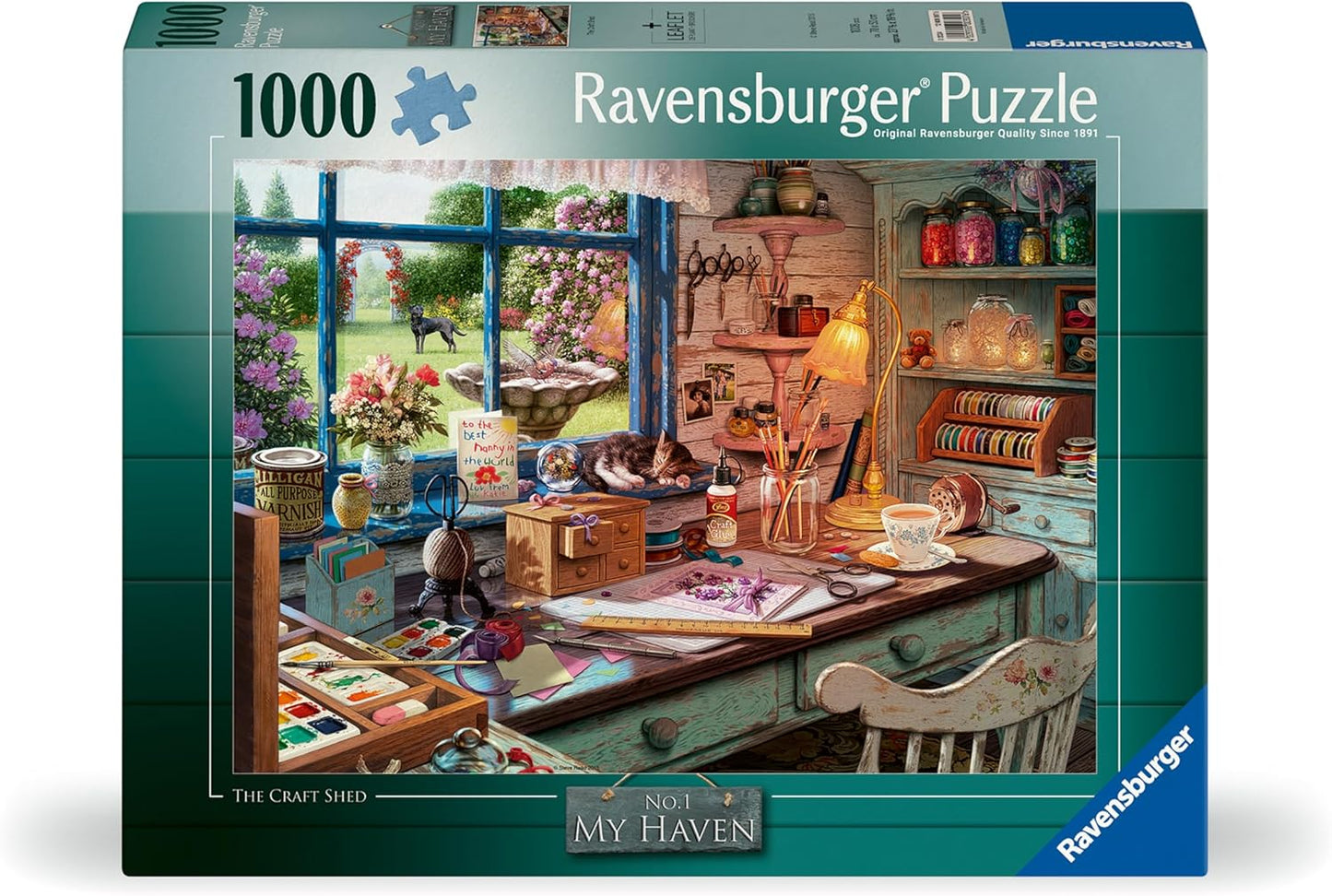 A Hobbiszoba Ravensburger 1000 darabos kirakó puzzle (RA-12000307) - puzzlegarden