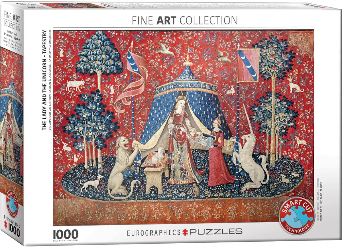 A hölgy és az egyszarvú Eurographics 1000 darabos kirakó puzzle (EUR-6000-6171) - puzzlegarden