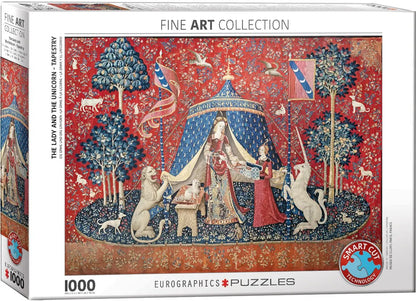 A hölgy és az egyszarvú Eurographics 1000 darabos kirakó puzzle (EUR-6000-6171) - puzzlegarden