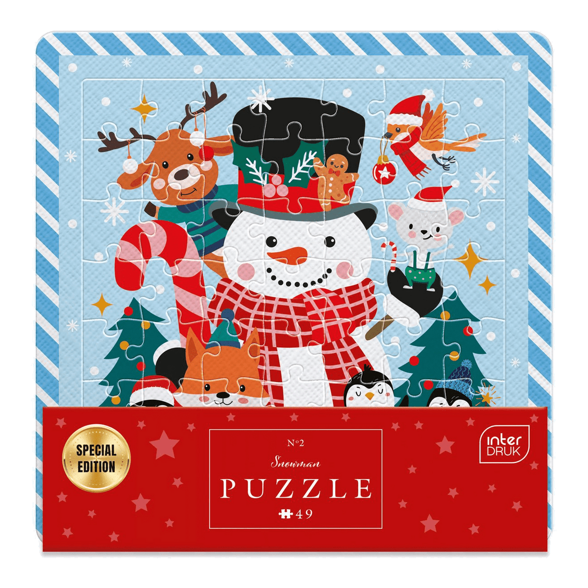 A hóember Interdruk 49 darabos kirakó puzzle (ID-5902277395917) - puzzlegarden