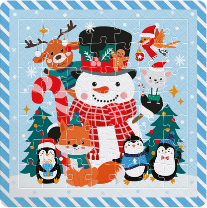 A hóember Interdruk 49 darabos kirakó puzzle (ID-5902277395917) - puzzlegarden