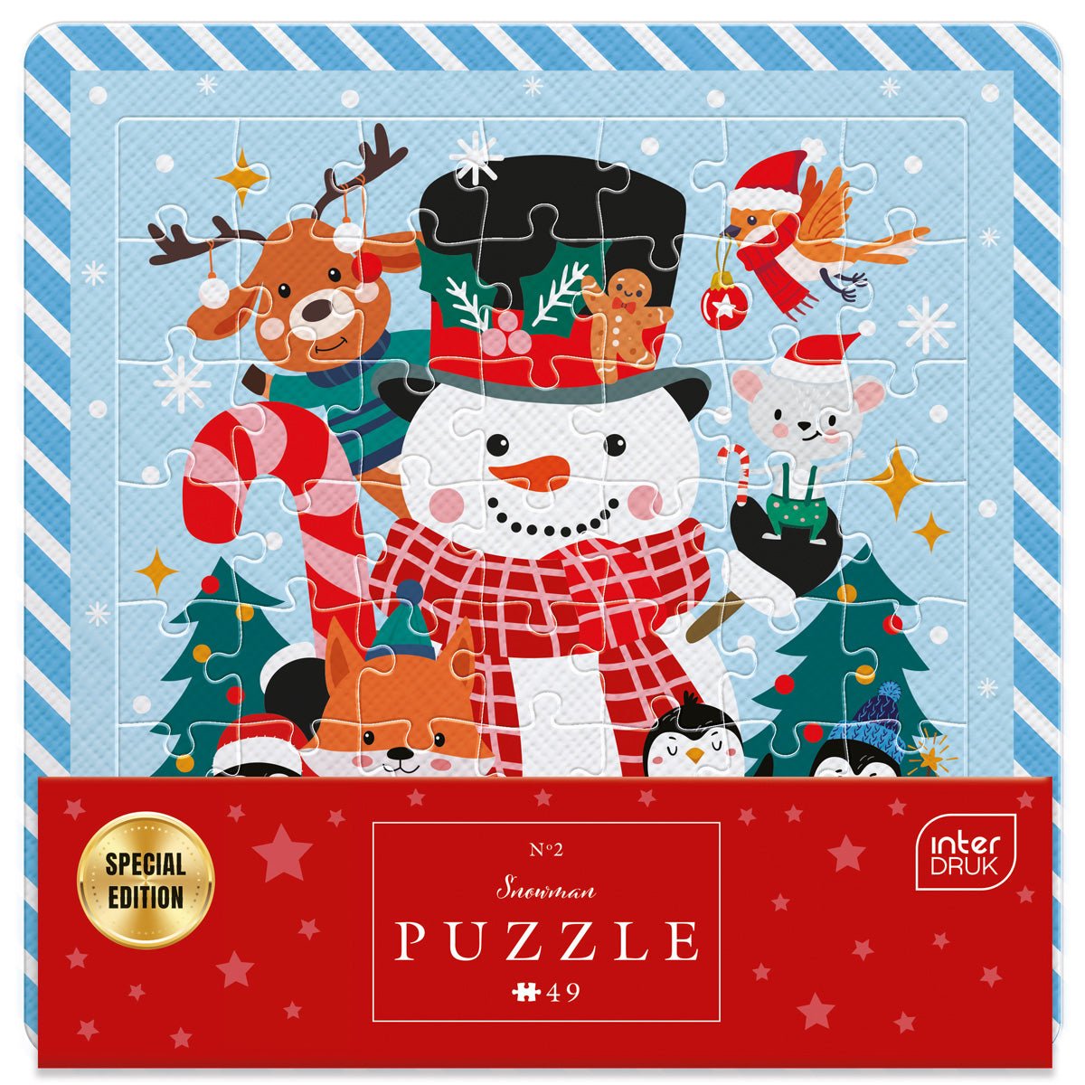 A hóember Interdruk 49 darabos kirakó puzzle (ID-5902277395917) - puzzlegarden
