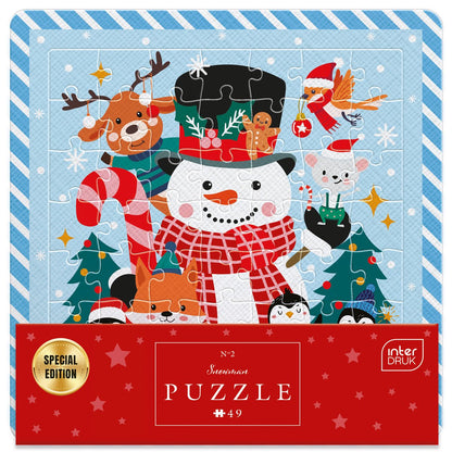 A hóember Interdruk 49 darabos kirakó puzzle (ID-5902277395917) - puzzlegarden