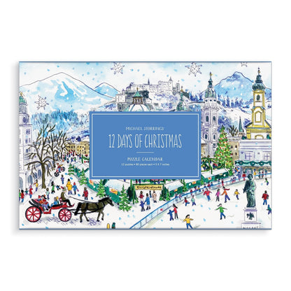 A karácsony 12 napja - 12 napos adventi kalendárium Galison 80 darabos kirakó puzzle (GA-9780735370098) - puzzlegarden