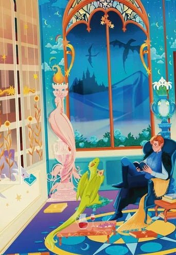 A kastély könyvtára Reverie 1000 darabos kirakó puzzle (RE-CASL1000LC) - puzzlegarden