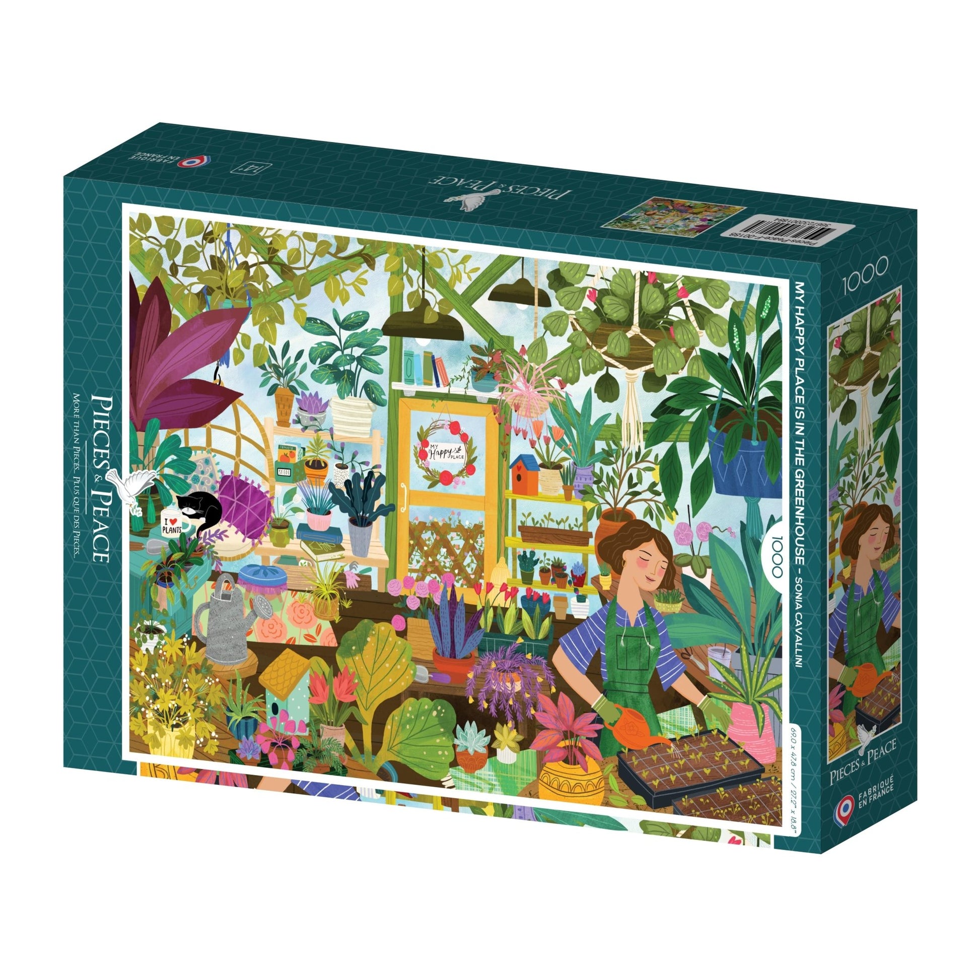 A kedvenc helyem az üvegházban Pieces & Peace 1000 darabos kirakó puzzle (PaP-00188) - puzzlegarden