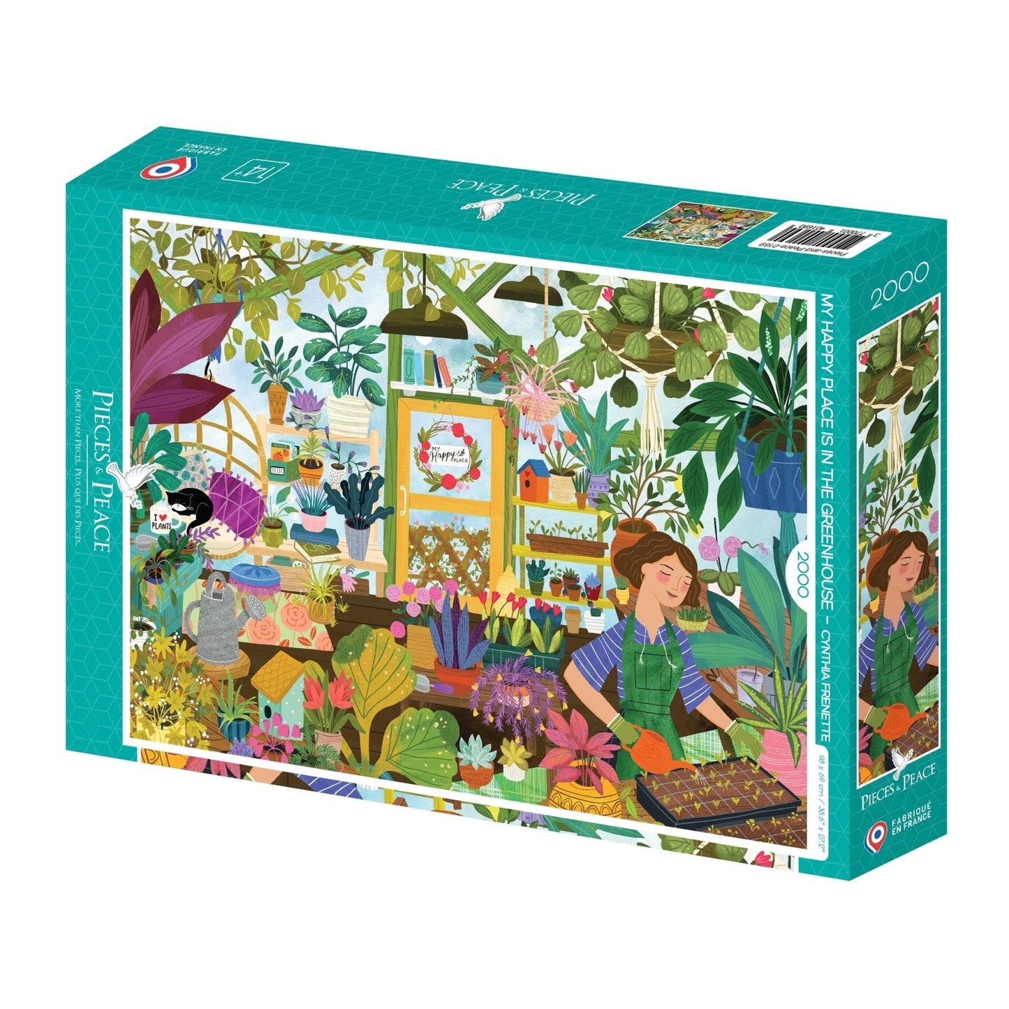 A kedvenc helyem az üvegházban Pieces & Peace 2000 darabos kirakó puzzle (PaP - F - 00169 3667232001693) - puzzlegarden