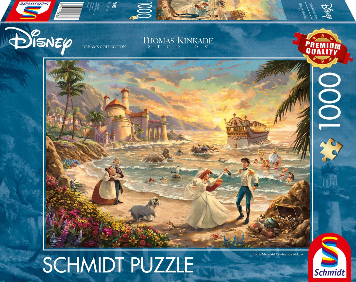 A Kis Hableány - A Szerelem Ünnepe Schmidt 1000 darabos kirakó puzzle (SCH-58036 4001504580360) - puzzlegarden