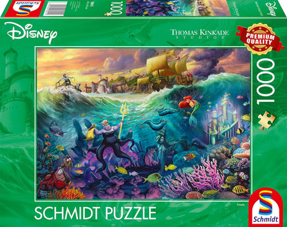 A kis hableány: Ursula Schmidt Spiele 1000 darabos kirakó puzzle (SCH - 58041) - puzzlegarden