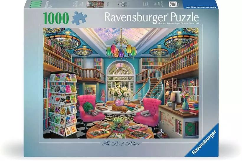 A Könyvesbolt Ravensburger 1000 darabos kirakó puzzle (RA-12000167) - puzzlegarden