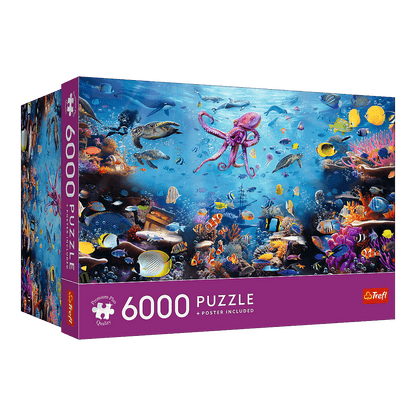 A korallzátony élete Trefl 6000 darabos kirakó puzzle (TR-81058) - puzzlegarden