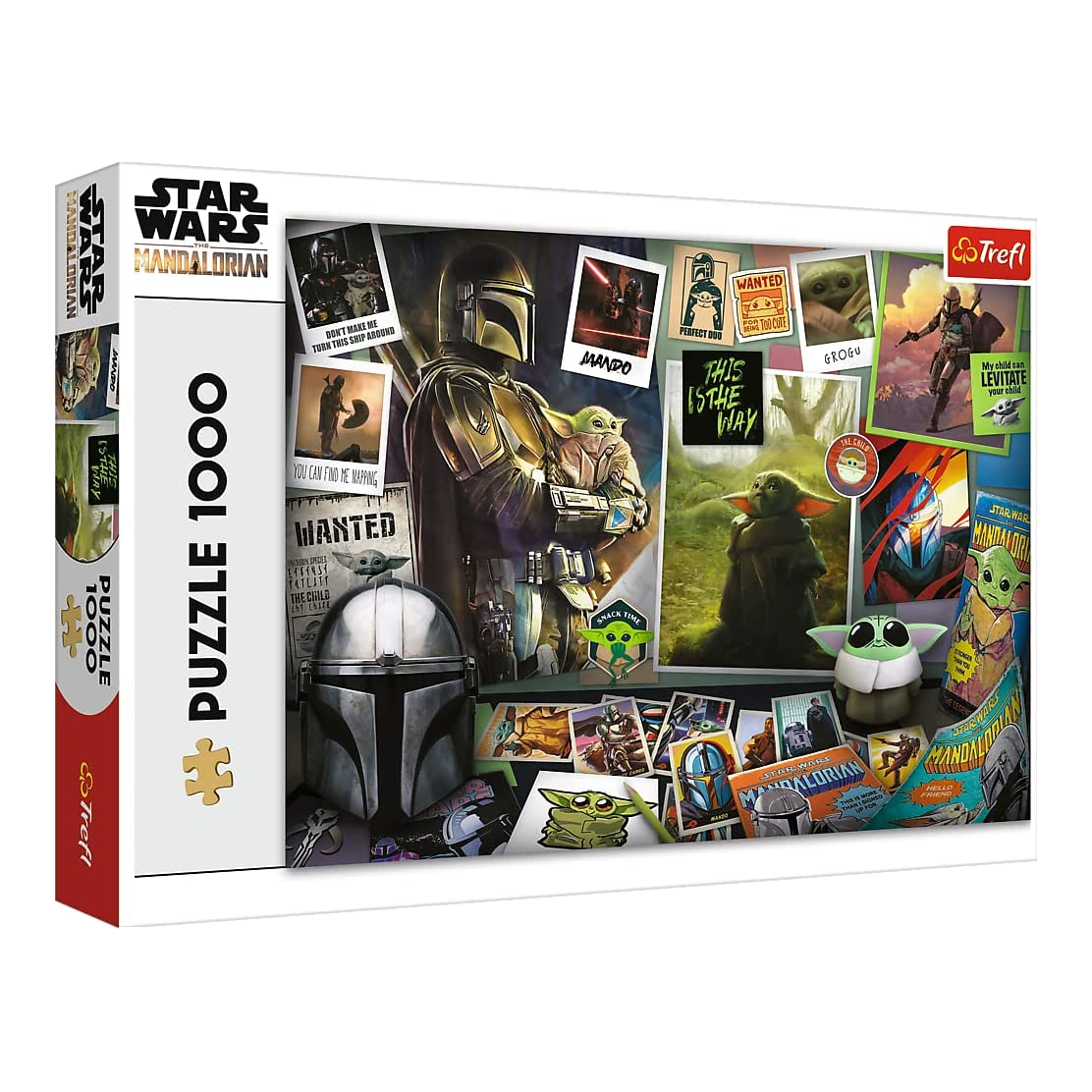 A Mandalóri - Grogu Kollekció Trefl 1000 darabos kirakó puzzle (TR-10718) - puzzlegarden