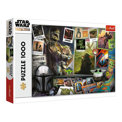 A Mandalóri - Grogu Kollekció Trefl 1000 darabos kirakó puzzle (TR-10718) - puzzlegarden