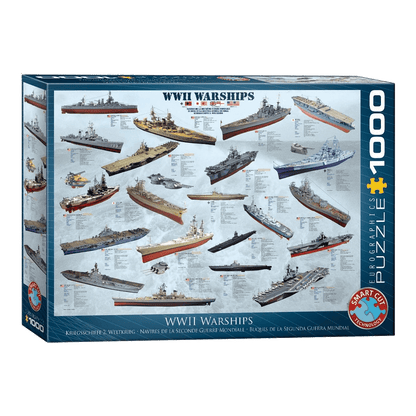 A Második Világháború Hadihajói Eurographics 1000 darabos kirakó puzzle (EUR-6000-0133) - puzzlegarden