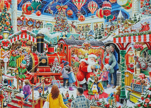 A mikulás gőzöse Ravensburger 1000 darabos kirakó puzzle (RA - 12001583) - puzzlegarden