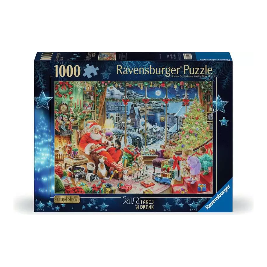 A Mikulás is megpihen Ravensburger 1000 darabos kirakó puzzle (RA-12001991) - puzzlegarden