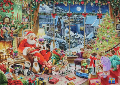 A Mikulás is megpihen Ravensburger 1000 darabos kirakó puzzle (RA-12001991) - puzzlegarden