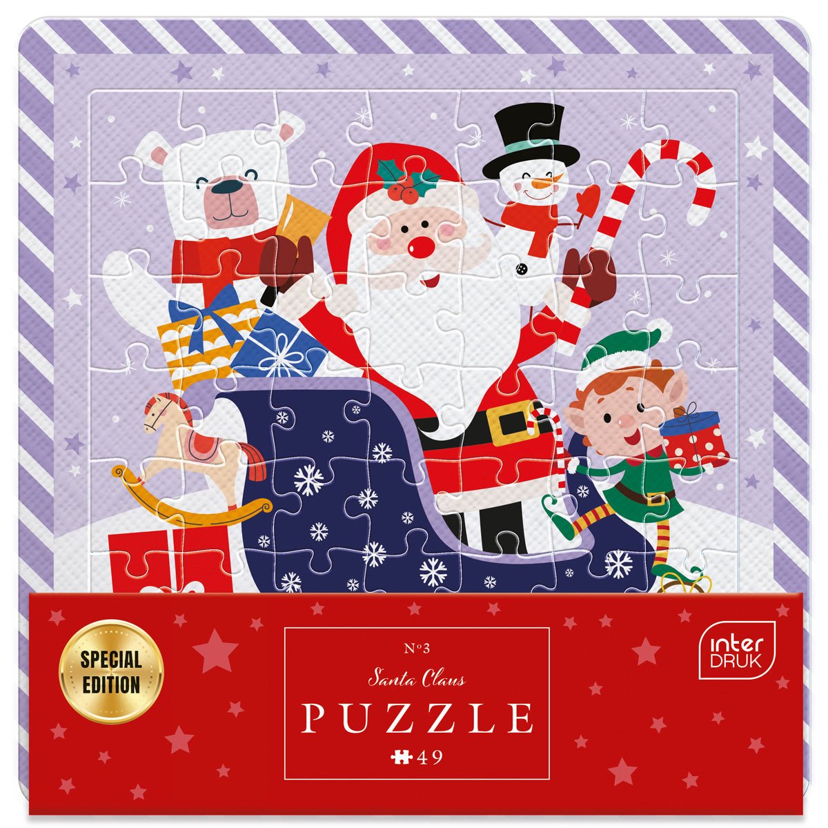 A Mikulás szánja Interdruk 49 darabos kirakó puzzle (ID-5902277395924) - puzzlegarden