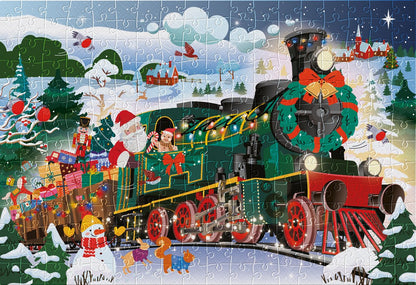 A Mikulás vonata Interdruk 250 darabos kirakó puzzle (ID-5902277396006) - puzzlegarden