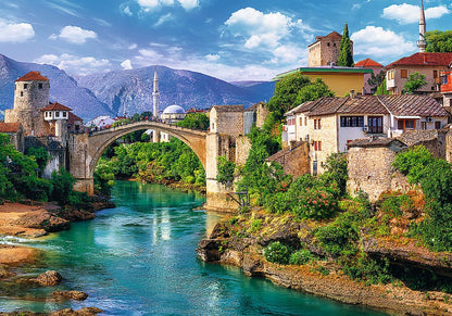 A mostari Öreg híd Trefl 500 darabos kirakó puzzle (TR-37333) - puzzlegarden